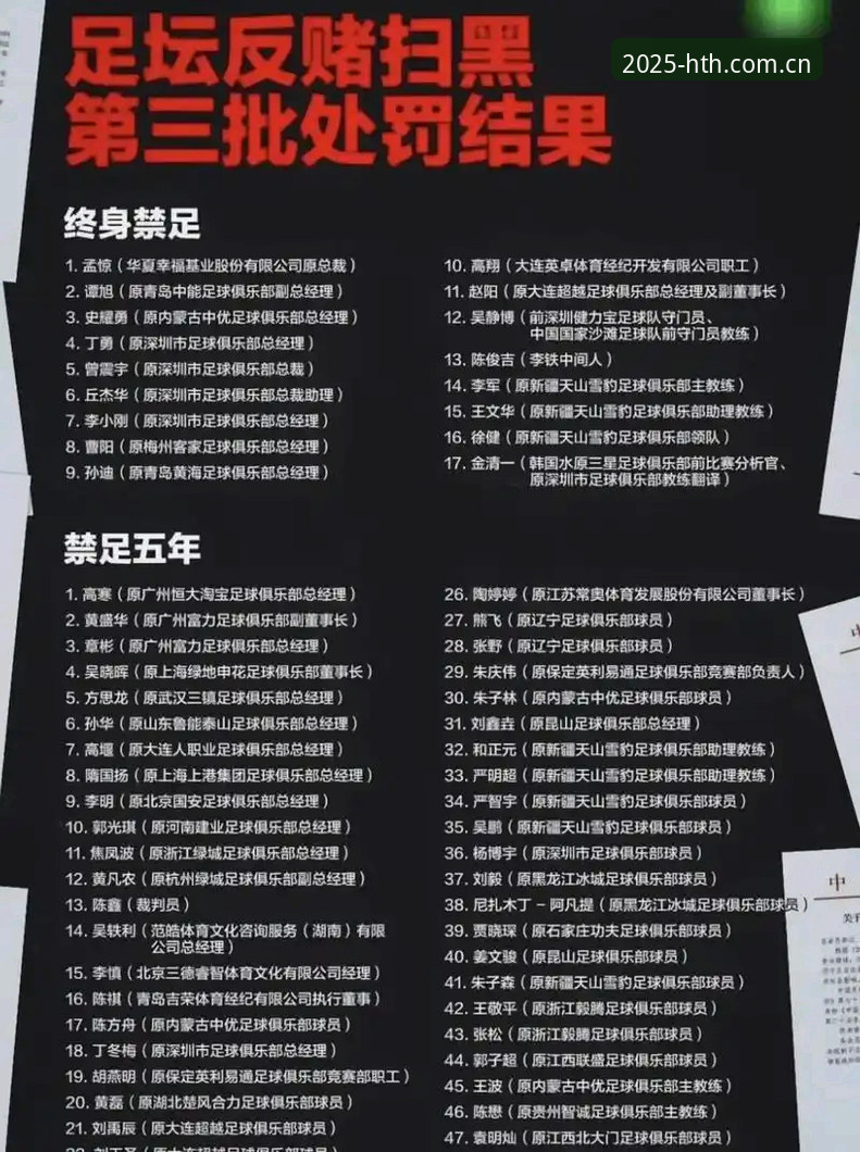 HTH中国官网官方下载 足协第三批禁足名单深度解读:从数据追踪到行业反思的实战路径